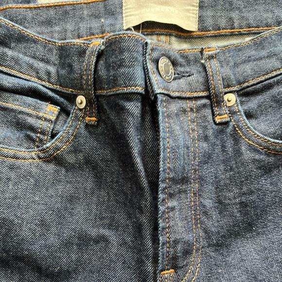 Everlane The Mid-Rise Skinny Jean in Dark Indigo ankle 26 - Picture 8 of 11